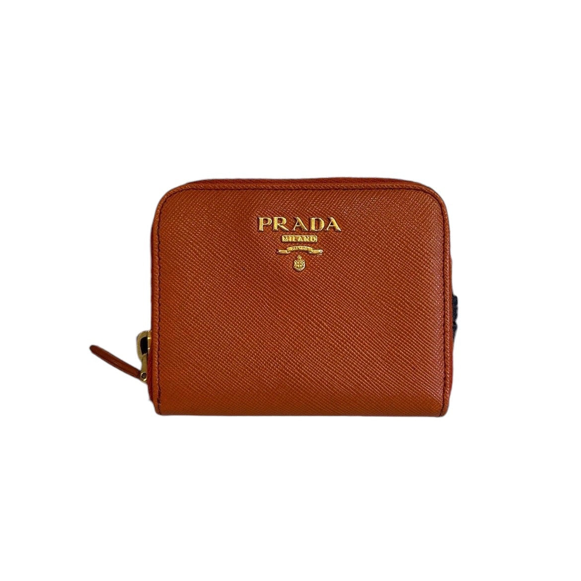 【PRADA】VIPセール ナイロン×サフィアーノ Zip Compact Wallet PRADA】VIPセール Zip Compact Wallet ジップコンパクト財布